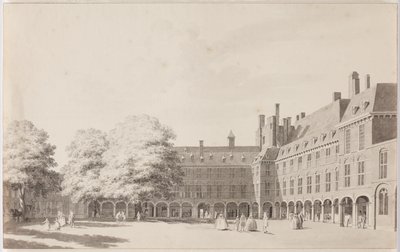 Binnenhof i Haag av Cornelis Pronk