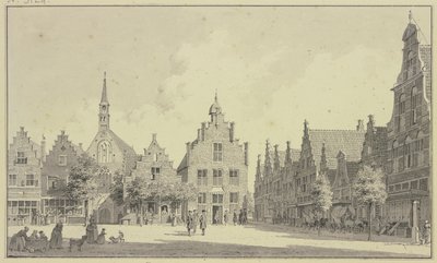 Marknaden i Steenwyk av Cornelis Pronk
