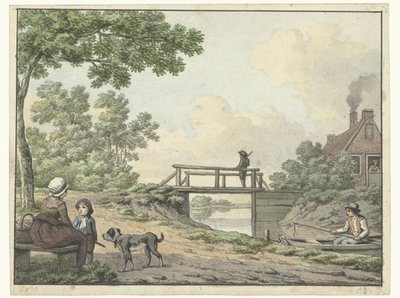 Liggande hund av Cornelis Saftleven