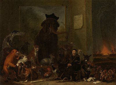 Satir över rättegången mot Johan van Oldenbarnevelt av Cornelis Saftleven