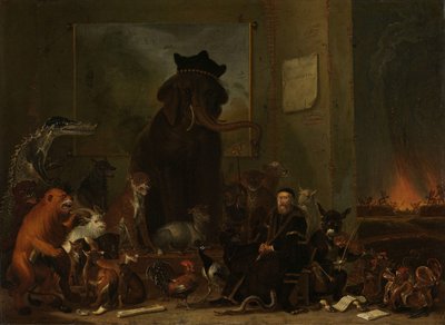 Satir över rättegången mot Johan van Oldenbarnevelt av Cornelis Saftleven