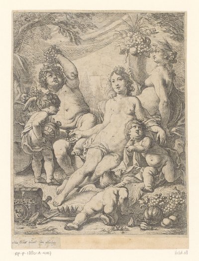 Bacchus, Venus och Ceres av Cornelis Schut (I)