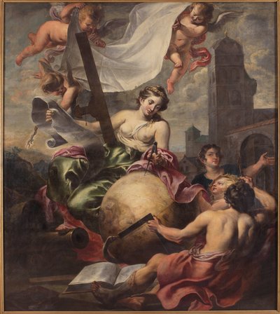 Allegory of Geometry, 1600-talets första hälft.. av Cornelis Schut