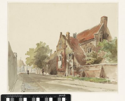 Det gamla pensionatet i Hasselt av Cornelis Springer