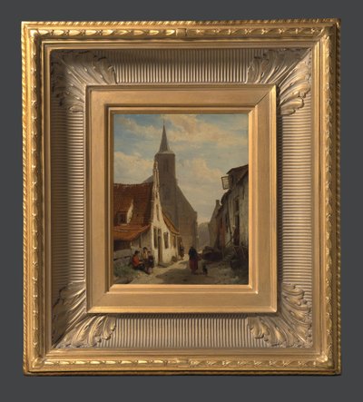 Kyrka i Zandvoort av Cornelis Springer