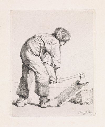 vedklyven Fjärde sviten (serietitel) av Cornelis Steffelaar