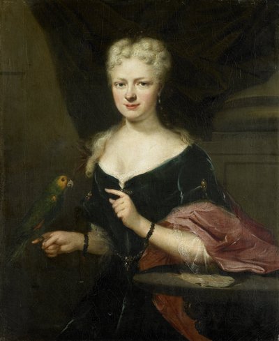 Porträtt av Maria Magdalena Stavenisse av Cornelis Troost