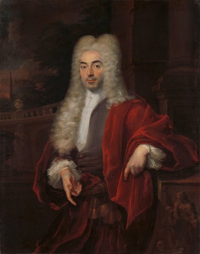 Porträtt av en man av Cornelis Troost