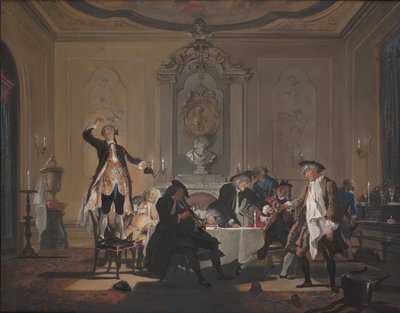 "ryktet var i stugan" av Cornelis Troost