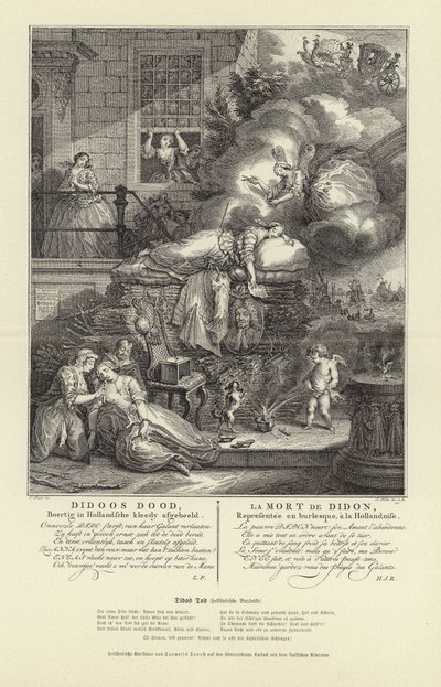 Didos död av Cornelis Troost