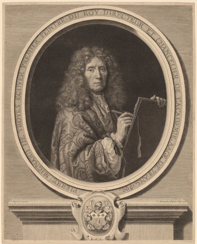 Pierre Mignard av Cornelis Vermeulen after Pierre Mignard I