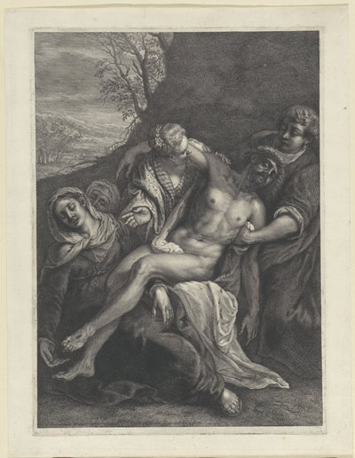 Kristi bävan av Cornelis Visscher (II)