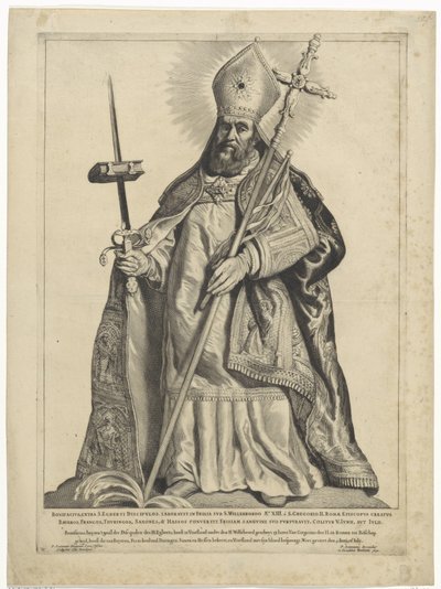 H. Bonifatius Dutch Saints (serietitel) av Cornelis Visscher (II)