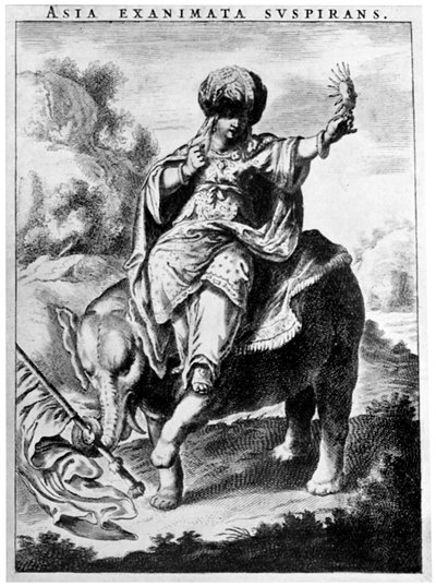 Allegorisk syn på Asien, tidigt 1900-tal 1926. av Cornelis Visscher