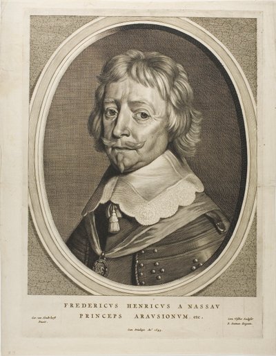Frederic Henry, prins av Oranien, ur Nio porträtt av Cornelis Visscher