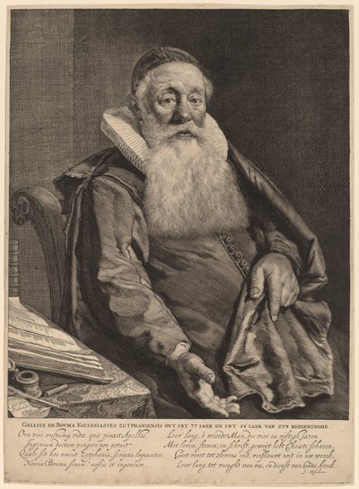 Gellius de Bouma av Cornelis Visscher