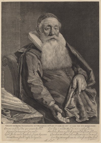 Gellius de Bouma av Cornelis Visscher