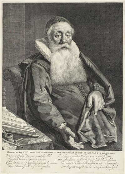 Gellius de Bouma av Cornelis Visscher