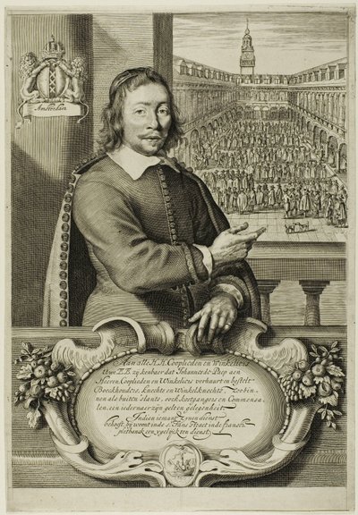 Jan de Paep (ekonomichefen) av Cornelis Visscher