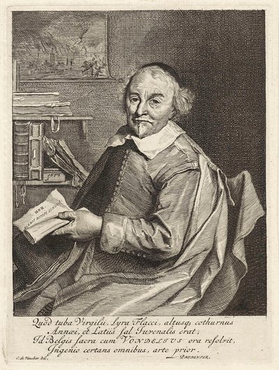 Joost van den Vondel, pub. 1657 av Cornelis Visscher