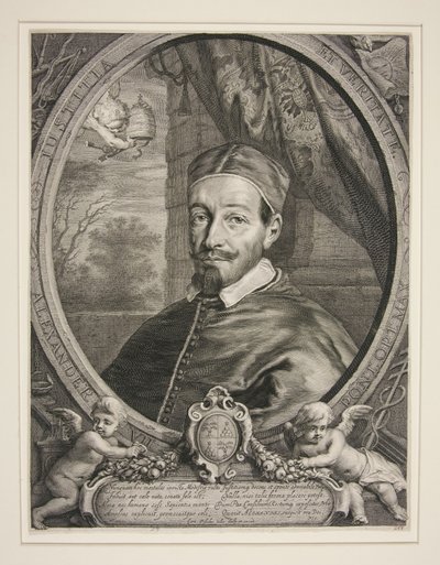 Påve Alexander VII, Fabio Chigi (1599-1667) av Cornelis Visscher