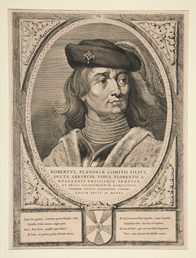 Robert, son till greven av Flandern av Cornelis Visscher