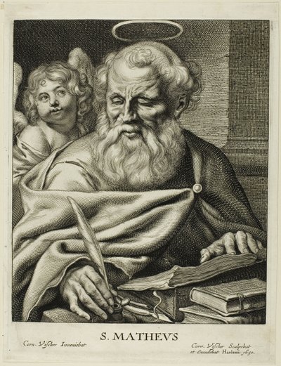 Sankt Matteus av Cornelis Visscher
