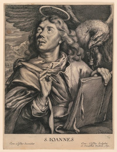 Evangelisten Johannes (S. Ioannes) av Cornelis Visscher