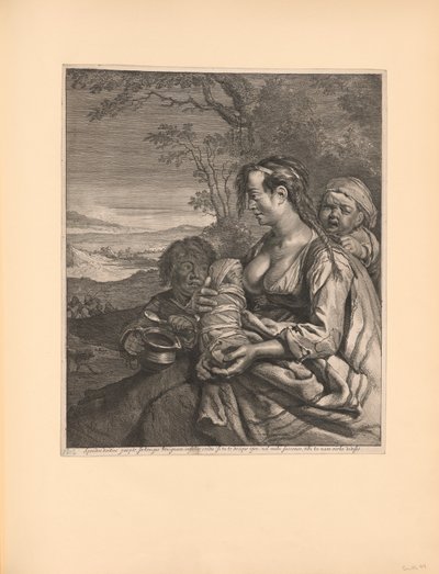 Den bohemiska kvinnan av Cornelis Visscher