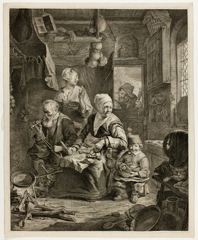 Pannkakskvinnan av Cornelis Visscher