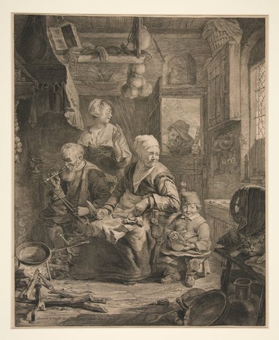 Pannkakskvinnan av Cornelis Visscher
