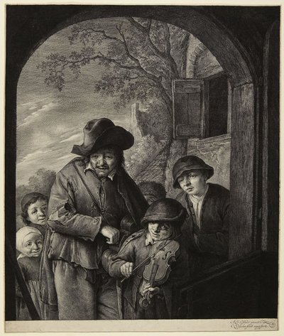 De resande musikerna av Cornelis Visscher