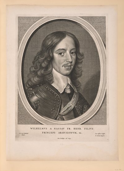William II, prins av Oranien, ur Nio porträtt av Cornelis Visscher
