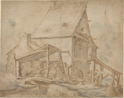 En gammal vattenkvarn av Cornelis Willaerts
