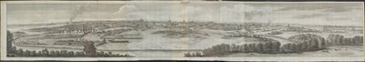 Moskva Från: Travels Across Moscow, 1711 av Cornelis de Bruijn