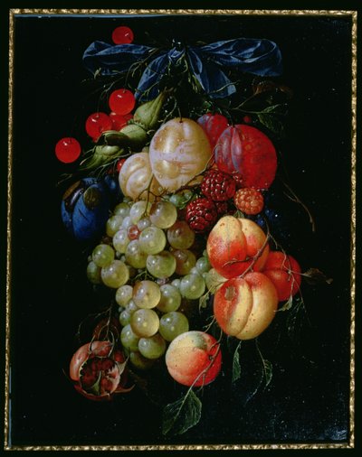 En krans av frukt av Cornelis de Heem