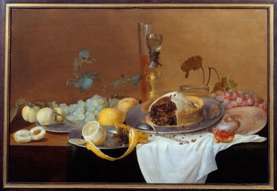 Stilleben med Pate-målning av Cornelis de Heem (1631-1695) 1600-talets Nantes, Musee des Beaux Arts av Cornelis de Heem