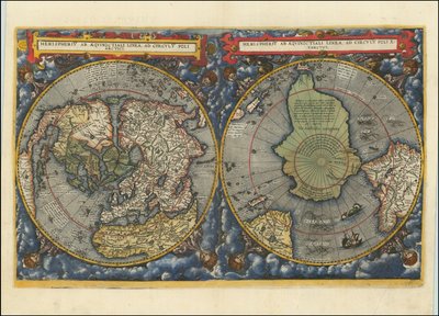 Hemispheriu ab Aequinoctiali Linea, ad Circulu Poli Arctici, 1593 av Cornelis de Jode
