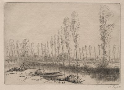 Nära Amiens, torvmossar av Cornelis de Visscher