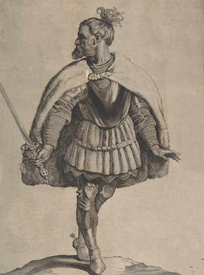 Svevus, från serien Peplus, sive Gothorum, Heruolorum..., 1650. av Cornelis de Visscher