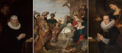 Epitafium över Willem van Meerbeeck och hans hustru Barbara Kegeleers av Cornelis de Vos