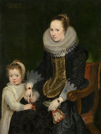 Mor och barn av Cornelis de Vos