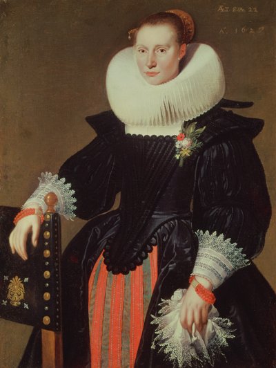 Porträtt av en kvinna av Cornelis de Vos
