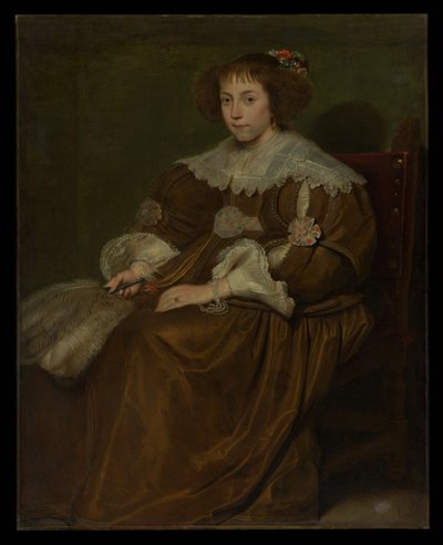 Porträtt av en ung kvinna av Cornelis de Vos