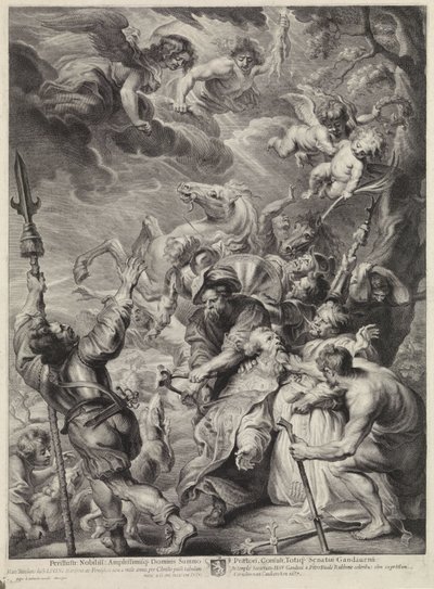 Tortyren av den helige Livinus av Cornelis van Caukercken