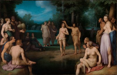 Tyska: Taufe Christi Kristi dop av Cornelis van Haarlem