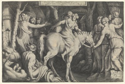 Cloelias flyg över Tibern Cloelia (titel på objekt) av Cornelis van Kittensteyn