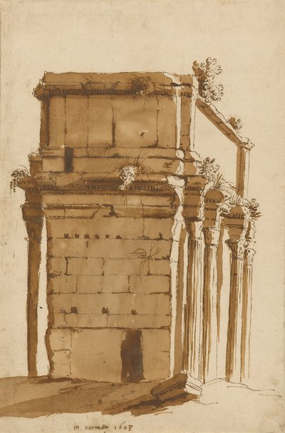 Septimius Severus båge, Rom av Cornelis van Poelenburgh