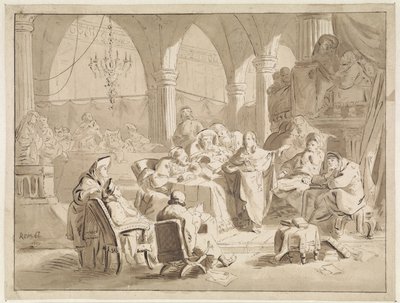 Kristus vid tolv års ålder i templet av Cornelis van der Griendt