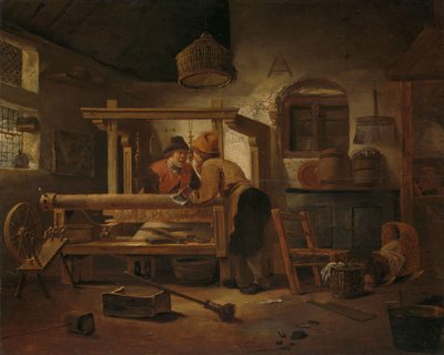 Vävarens verkstad av Cornelius Decker